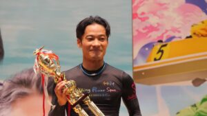 新田泰章選手蒲郡優勝